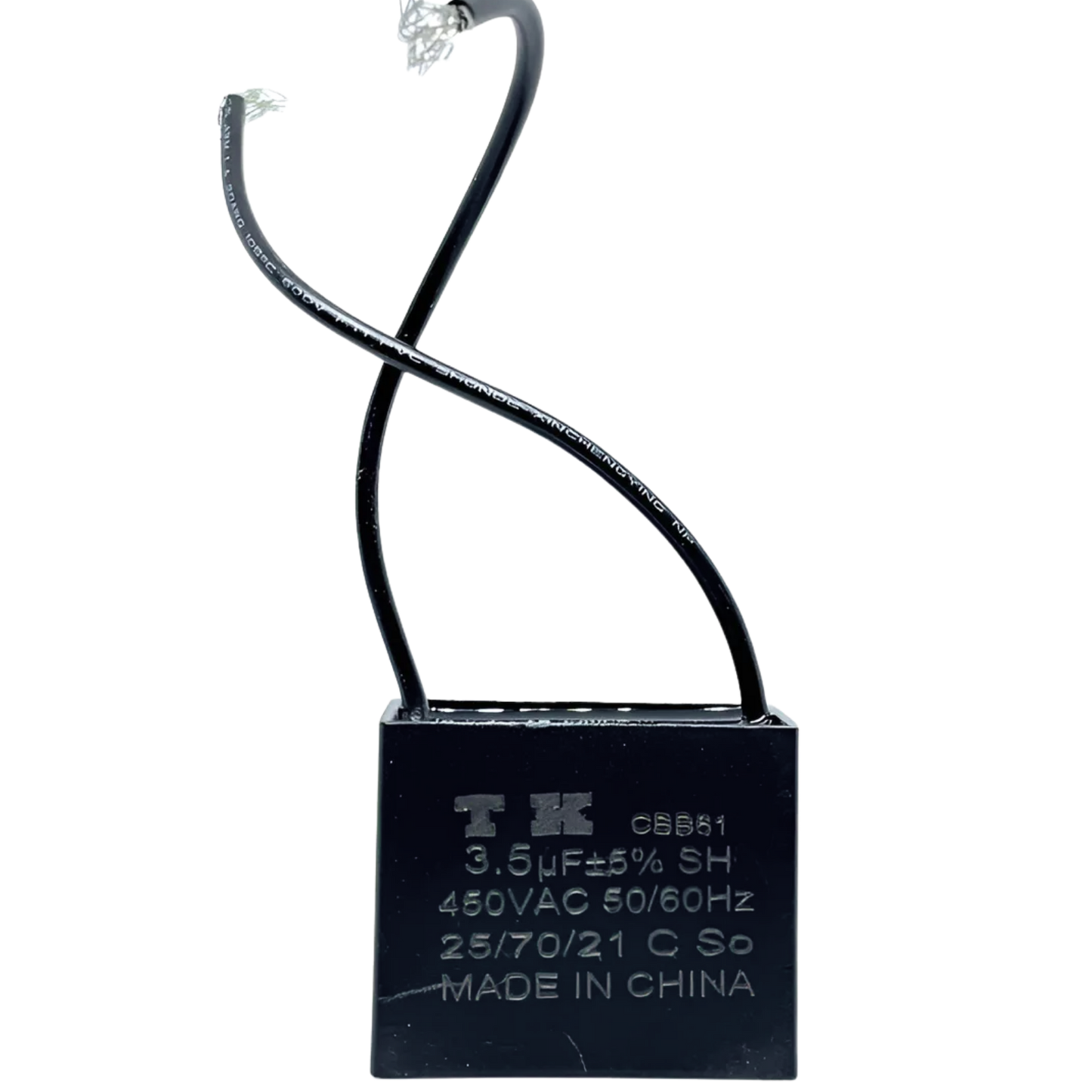 Capacitor De Partida CBB61 3,5uF 450V (2Fios)