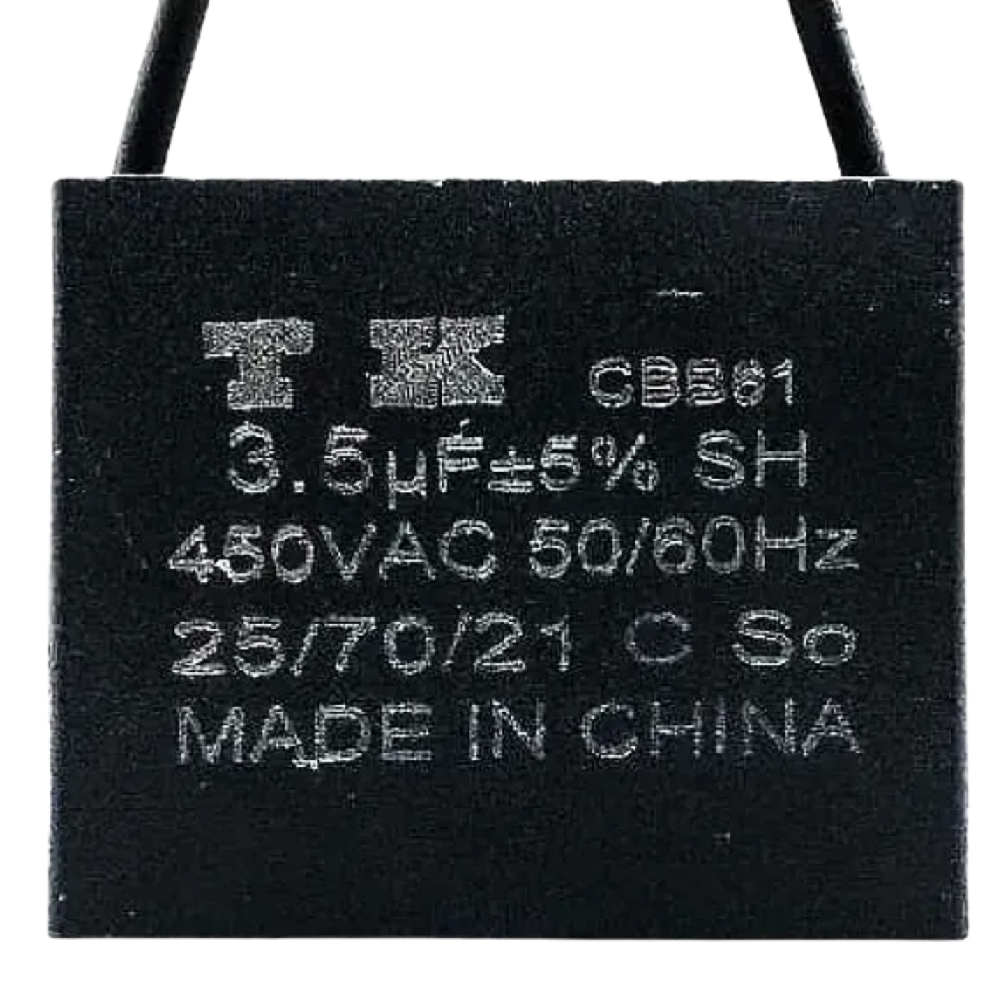 Capacitor De Partida CBB61 3,5uF 450V (2Fios)