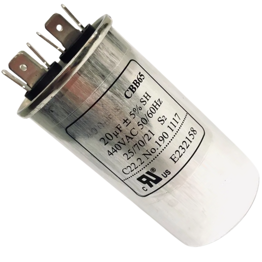 Capacitor De Partida 20uF 440V 45x80mm (Fast-on)