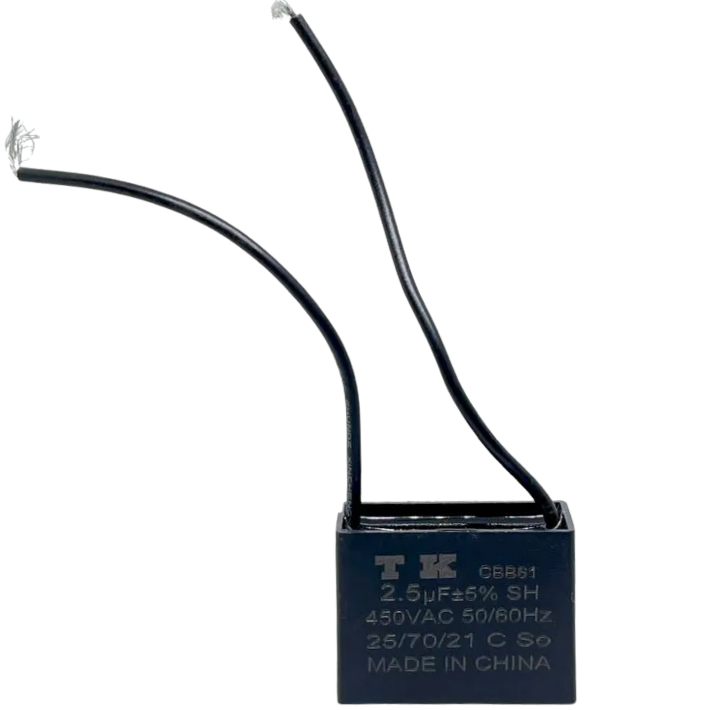 Capacitor De Partida CBB61 2,5uF 450V (2Fios)
