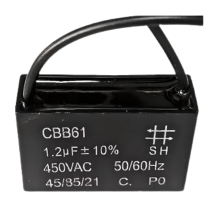 Capacitor De Partida CBB61 1,2uF 450V (2Fios)