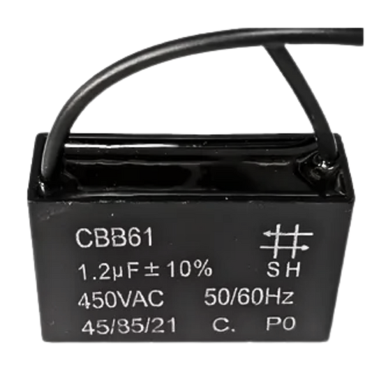 Capacitor De Partida CBB61 1,2uF 450V (2Fios)