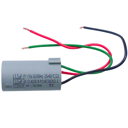 Capacitor De Partida 1,5uF+2,5uF 400V 27x47mm (3Fios)