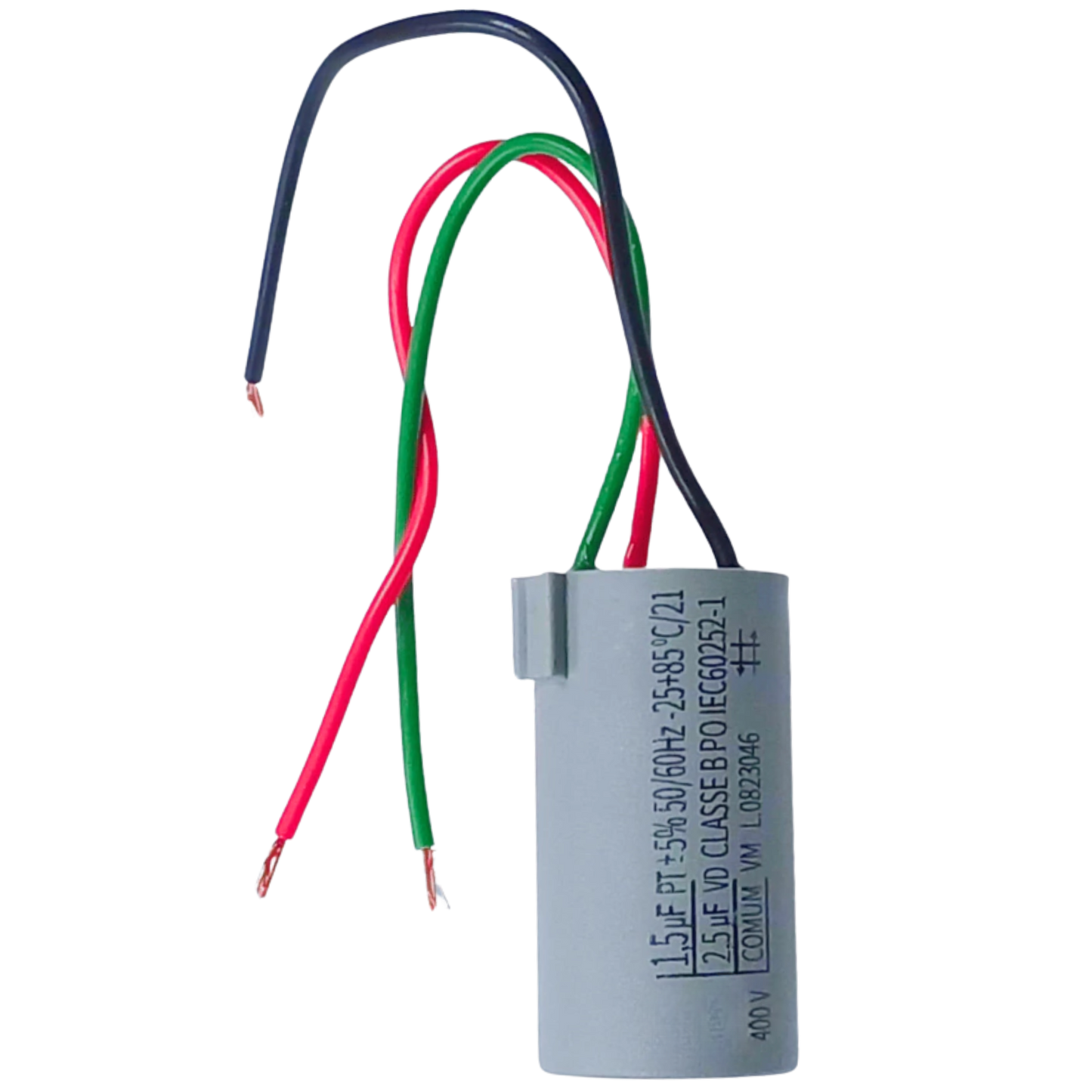 Capacitor De Partida 1,5uF+2,5uF 400V 27x47mm (3Fios)