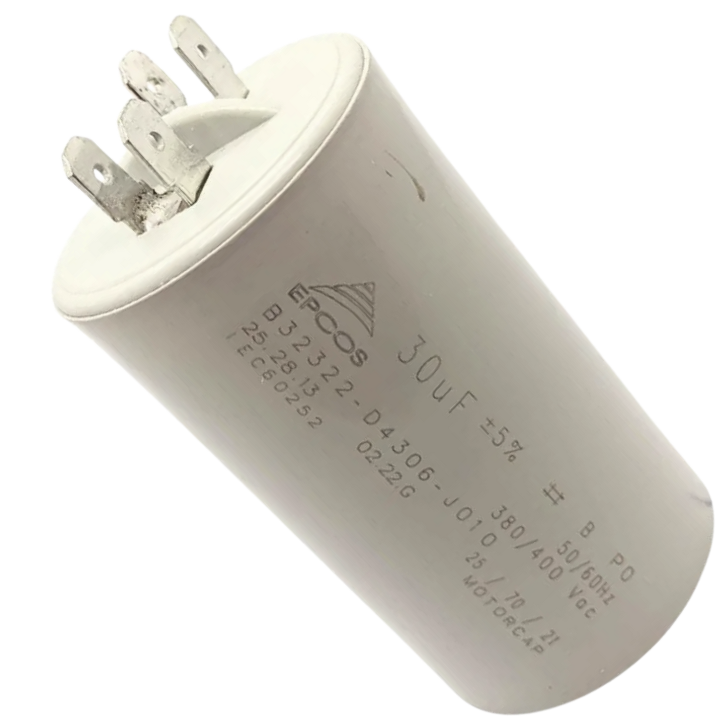 Capacitor De Partida 30uF 380/400V 40x72mm (Fast-on)