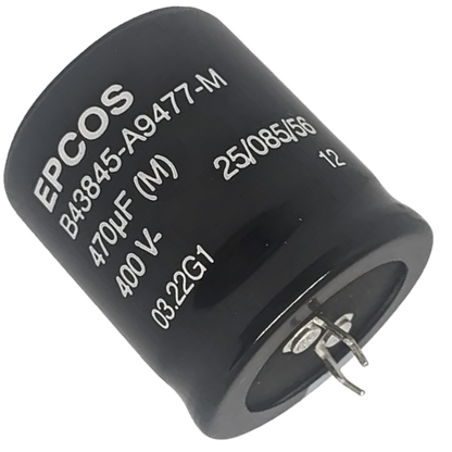 Capacitor Eletrolítico Snap-in 470uF 400V 35x40mm