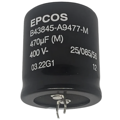 Capacitor Eletrolítico Snap-in 470uF 400V 35x40mm