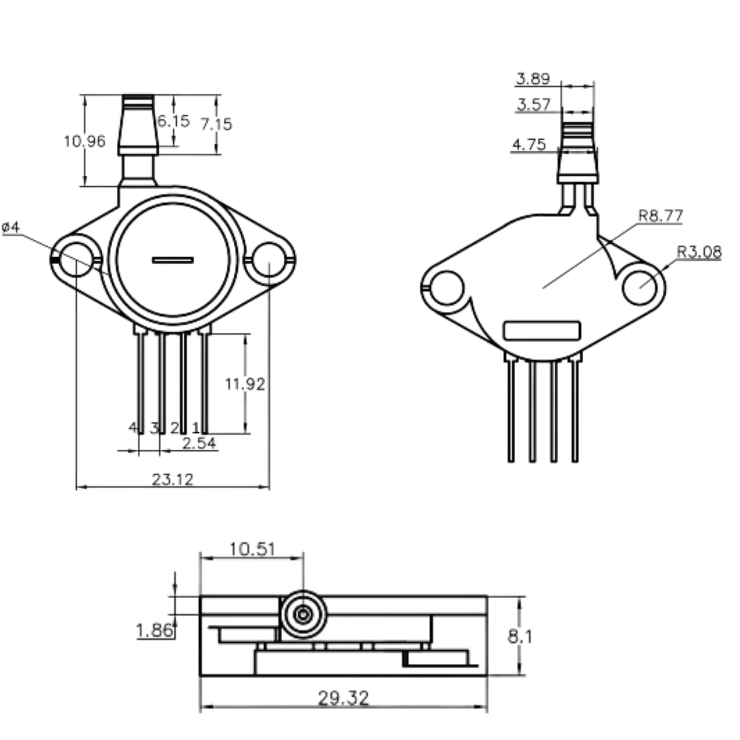 Sensor De Pressão MPX2010GP