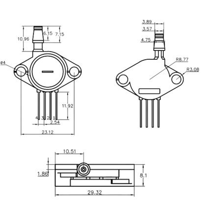 Sensor De Pressão MPX2010GP