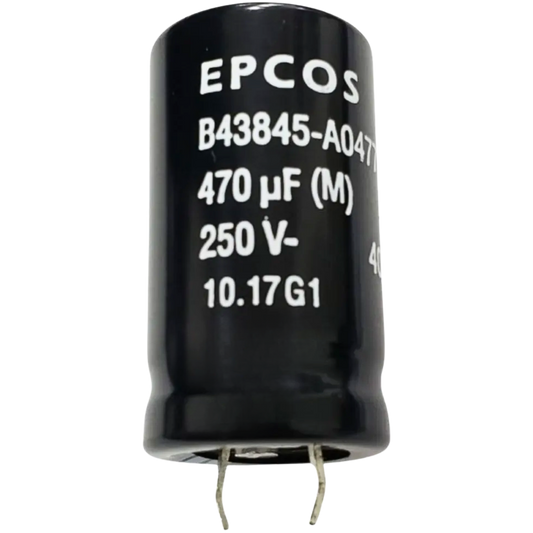 Capacitor Eletrolítico Snap-in 470uF 250V 22x40mm