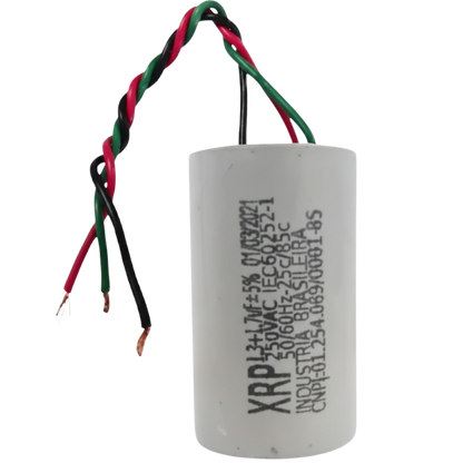 Capacitor De Partida 1,3uF+1,7uF 250V 27x47mm (3Fios)