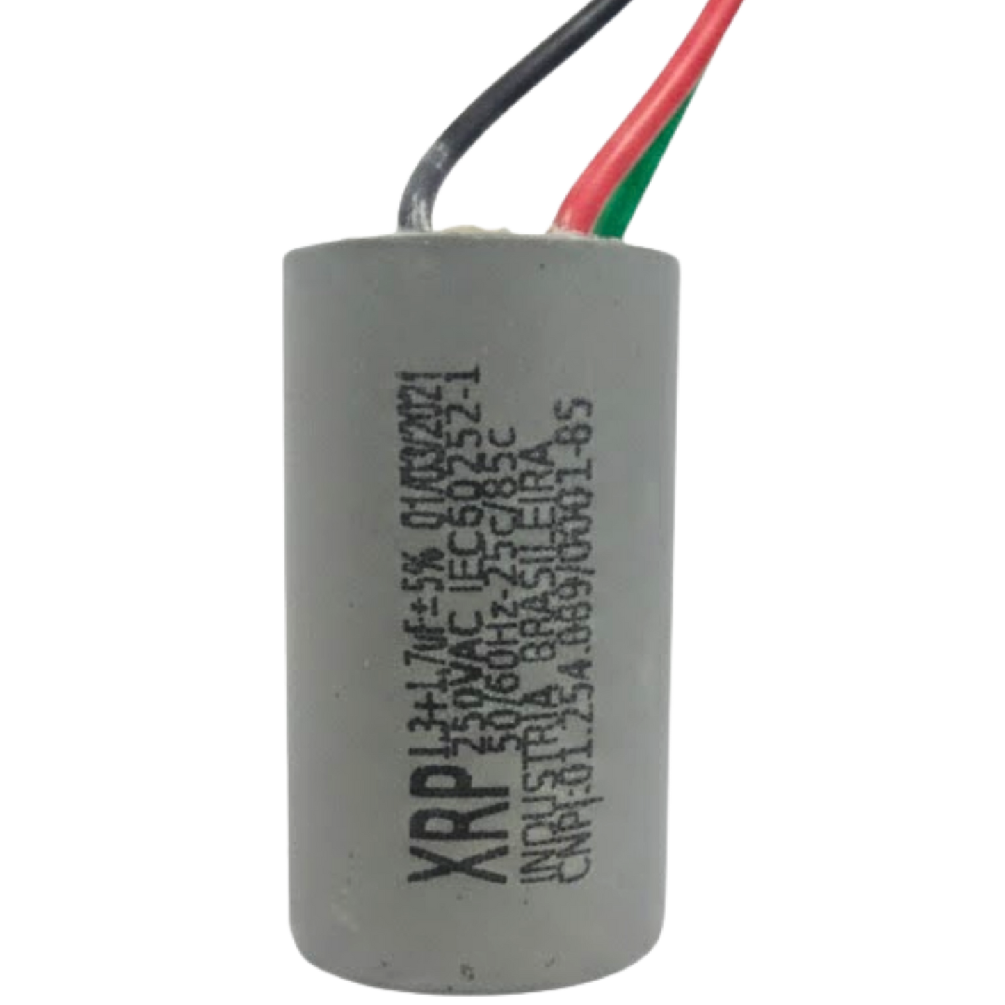 Capacitor De Partida 1,3uF+1,7uF 250V 27x47mm (3Fios)
