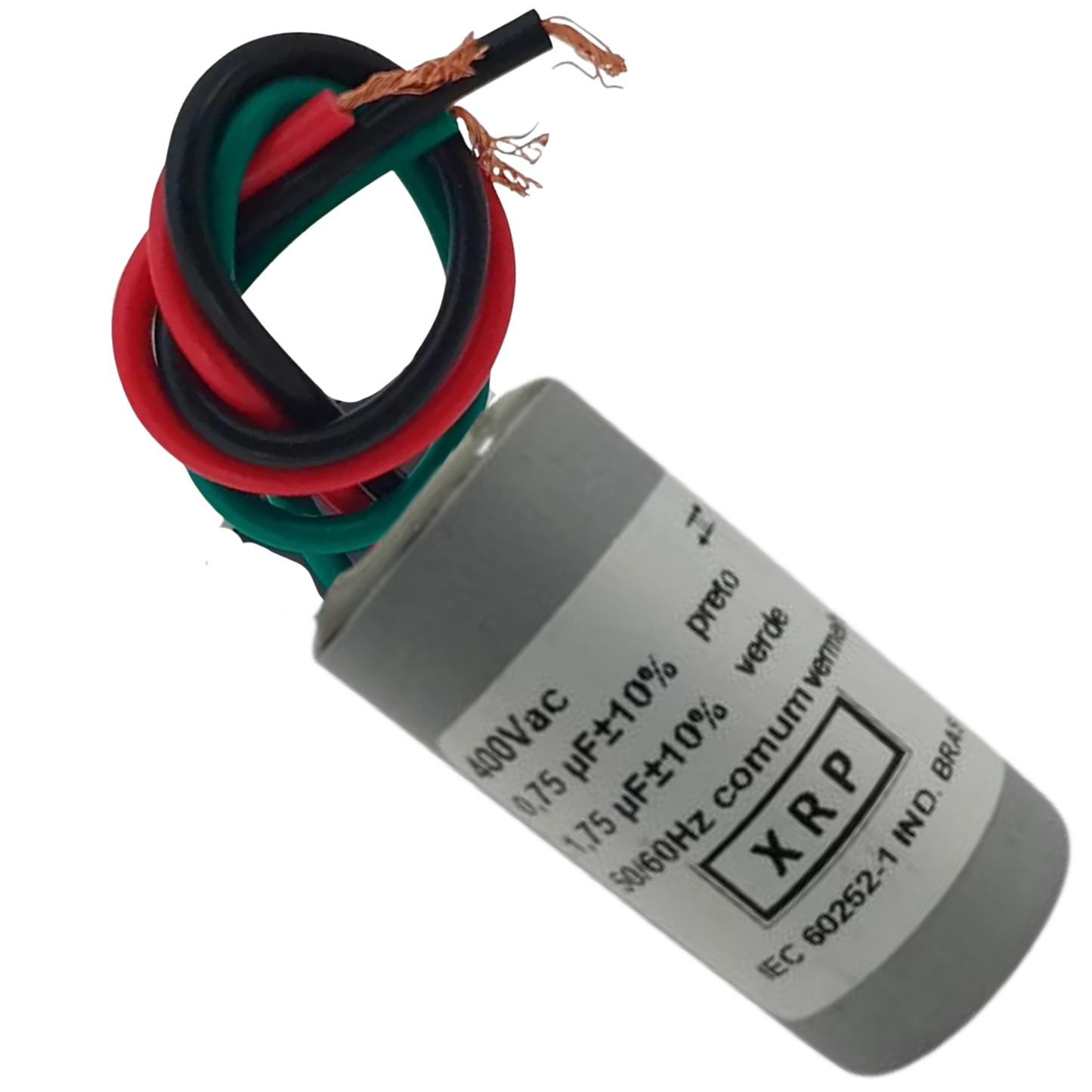 Capacitor De Partida 0,75uF+1,75uF 400V 27x50mm (3Fios)