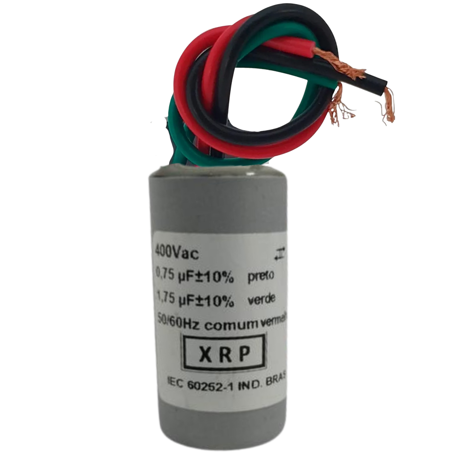 Capacitor De Partida 0,75uF+1,75uF 400V 27x50mm (3Fios)