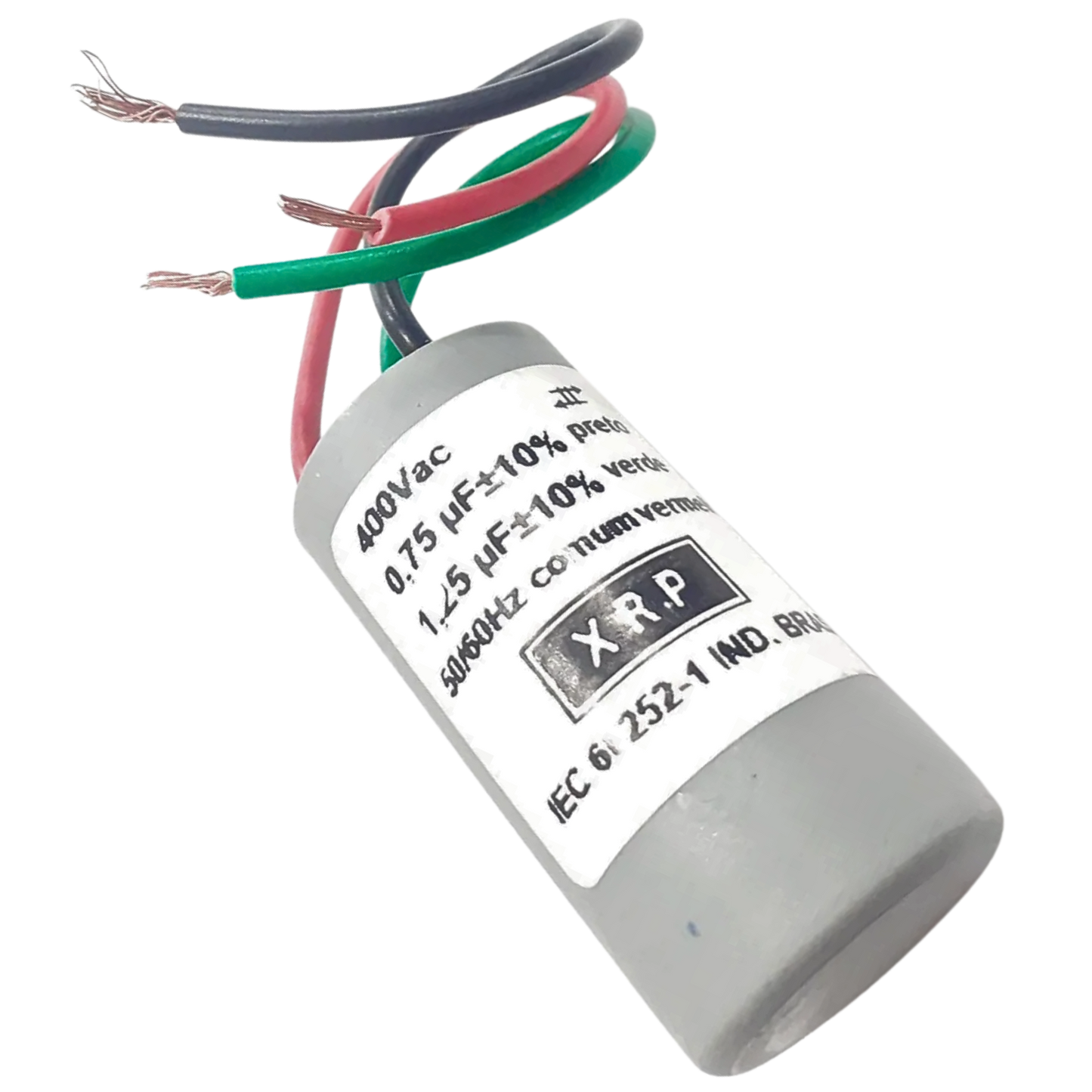 Capacitor De Partida 0,75uF+1,25uF 400V 27x47mm (3Fios)