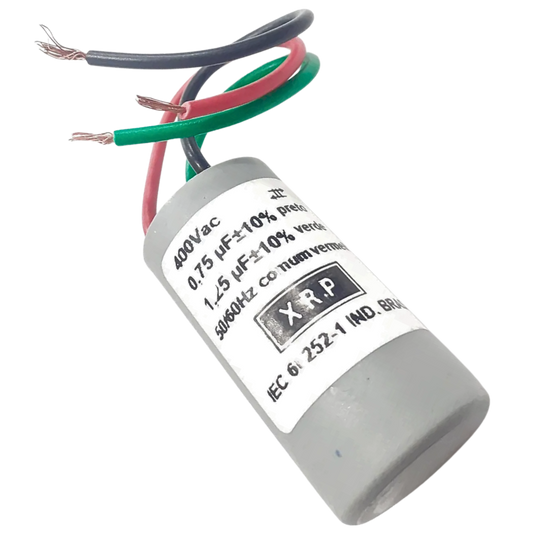 Capacitor De Partida 0,75uF+1,25uF 400V 27x47mm (3Fios)