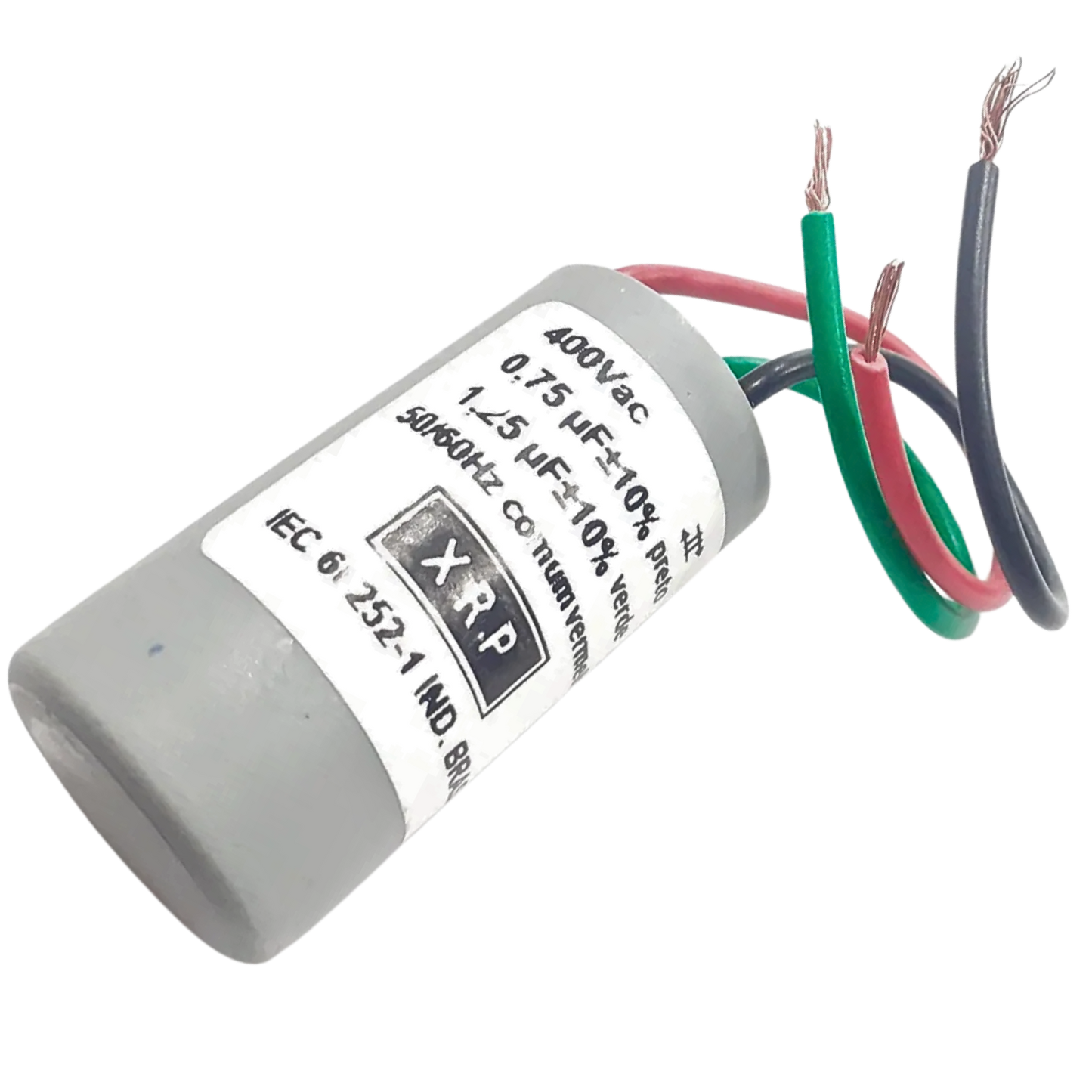 Capacitor De Partida 0,75uF+1,25uF 400V 27x47mm (3Fios)