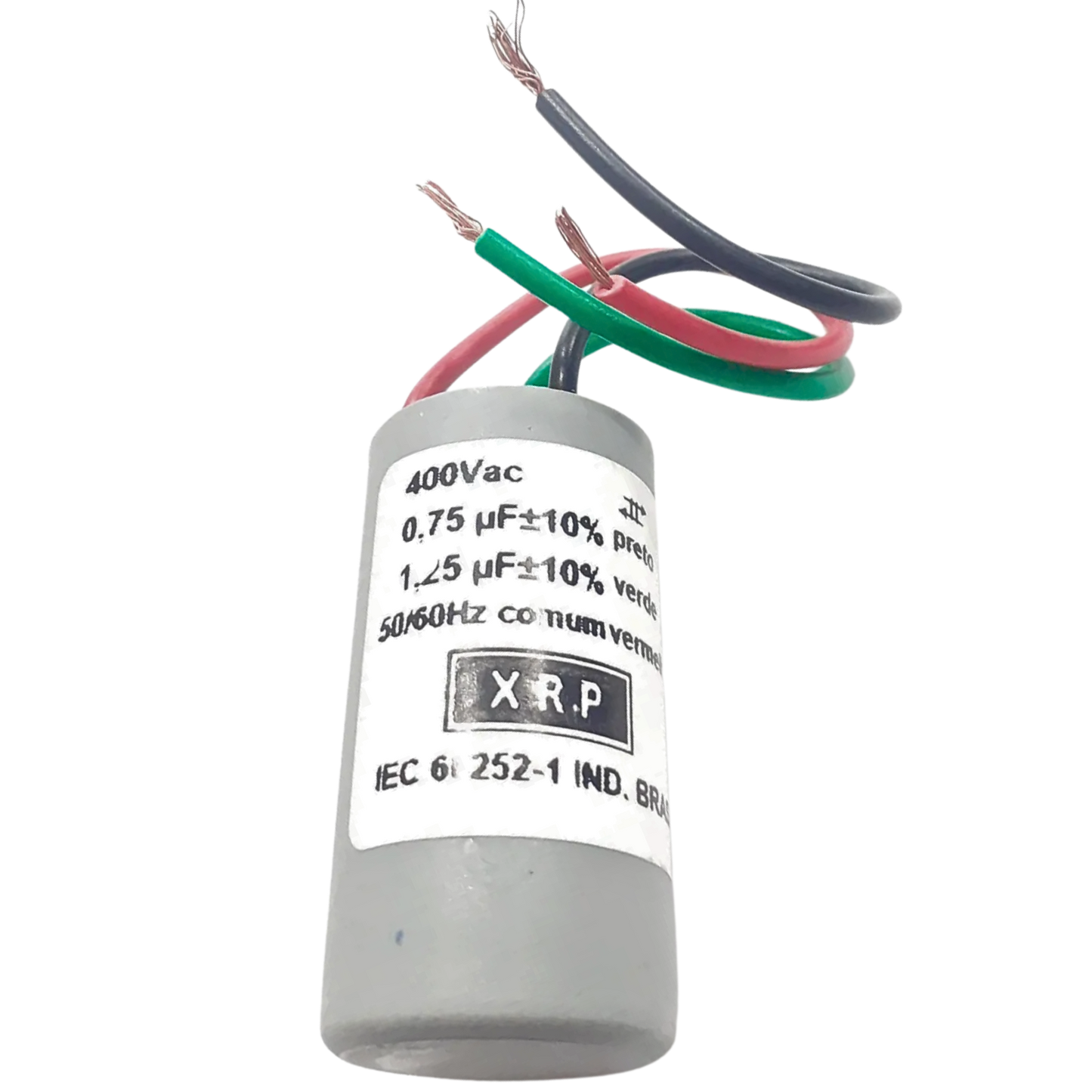 Capacitor De Partida 0,75uF+1,25uF 400V 27x47mm (3Fios)