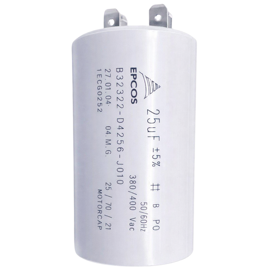 Capacitor De Partida 25uF 380/400V 40x70mm (Fast-on)