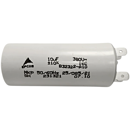 Capacitor De Partida 10uF 380V 70x30mm (Fast-on)