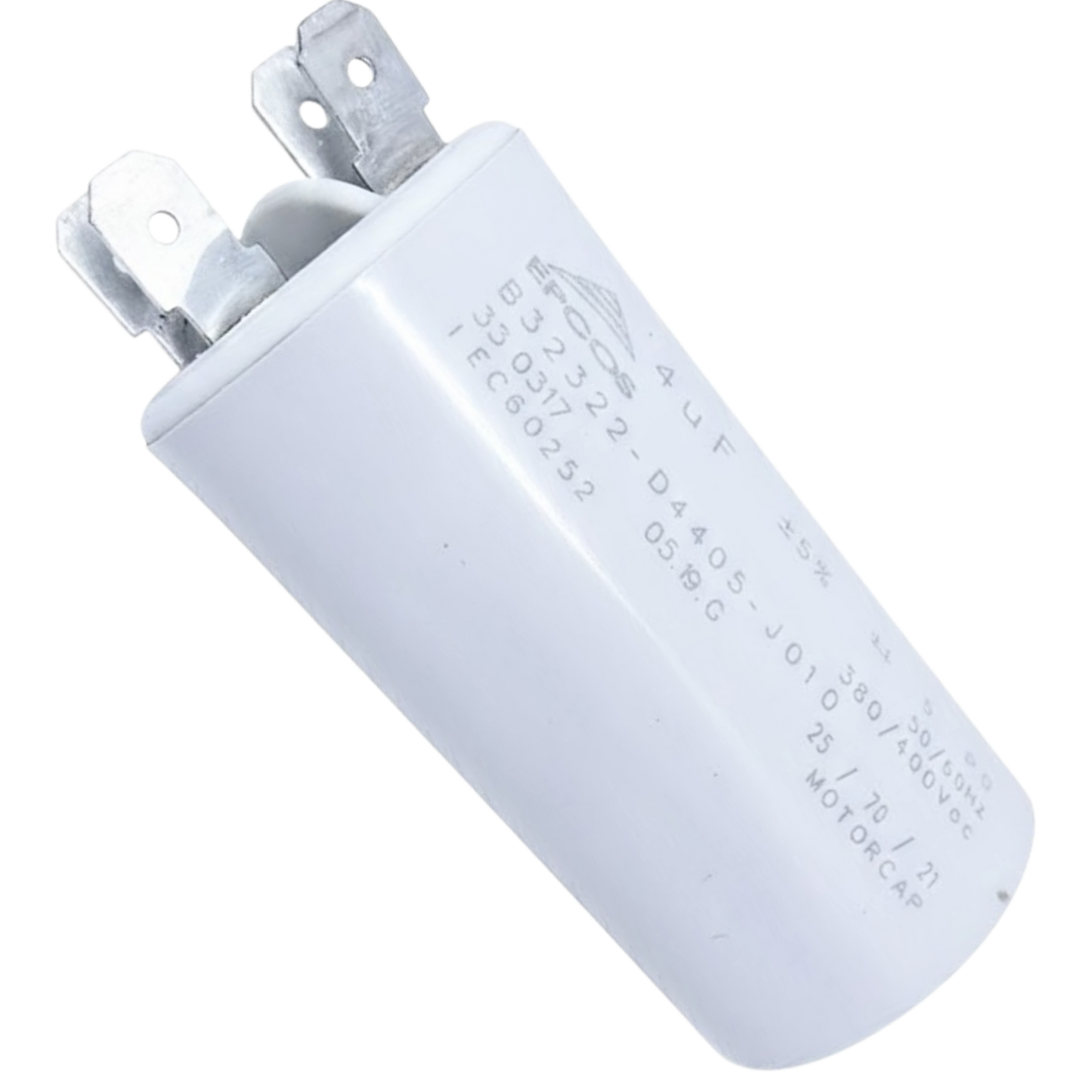 Capacitor De Partida 4uF 380/400V 30x60mm (Fast-on)