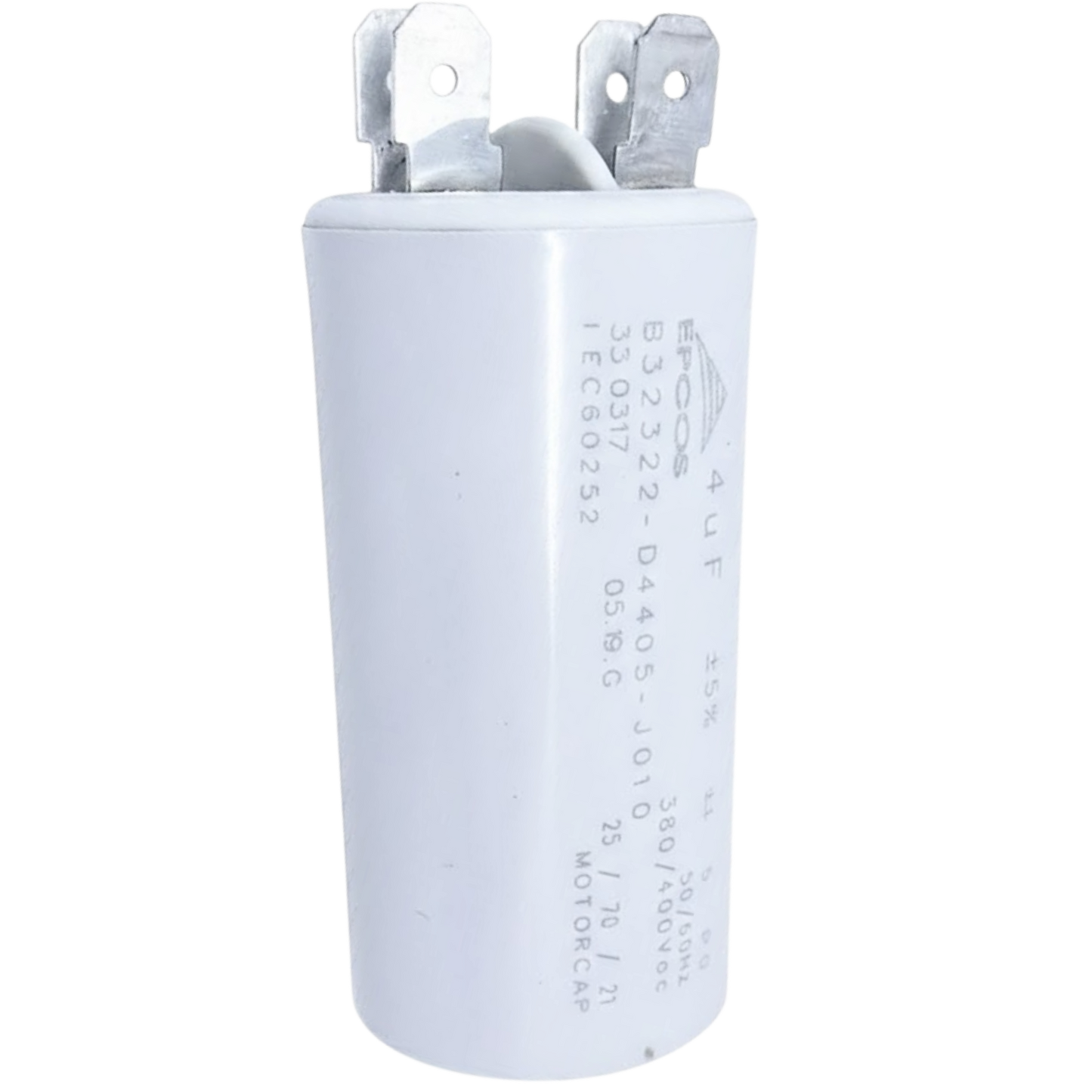 Capacitor De Partida 4uF 380/400V 30x60mm (Fast-on)