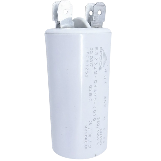 Capacitor De Partida 4uF 380/400V 30x60mm (Fast-on)