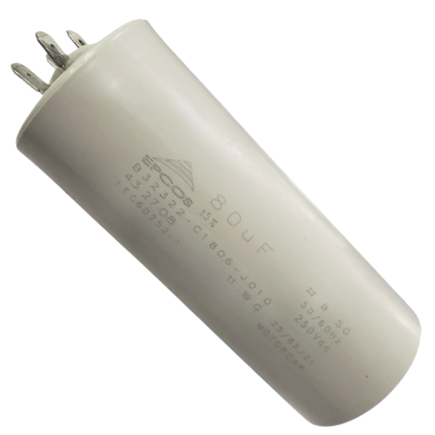 Capacitor De Partida 80uF 250V 40x97mm (Fast-on)
