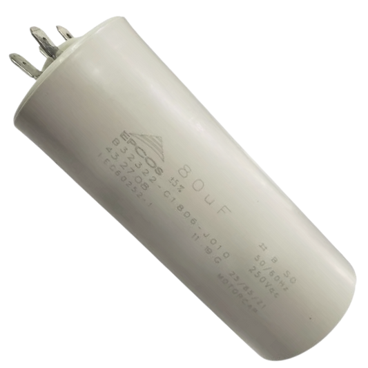 Capacitor De Partida 80uF 250V 40x97mm (Fast-on)