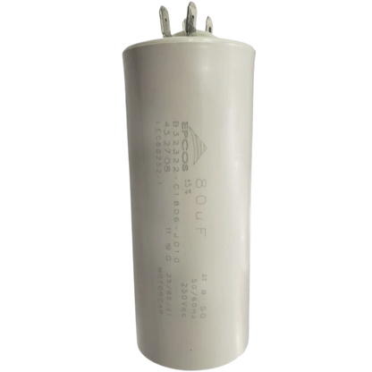 Capacitor De Partida 80uF 250V 40x97mm (Fast-on)