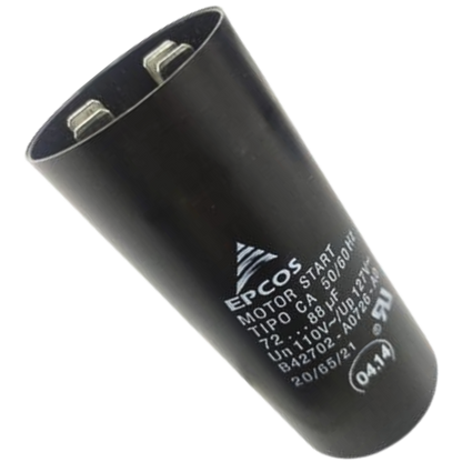 Capacitor De Partida 72uF+88uF 110V 37x83mm (Fast-on)