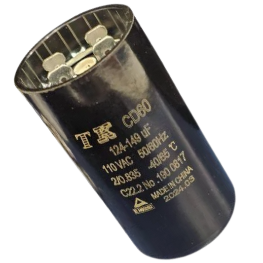 Capacitor De Partida 124uF+149uF 110V 36x70mm (Fast-on)