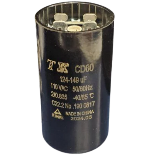Capacitor De Partida 124uF+149uF 110V 36x70mm (Fast-on)