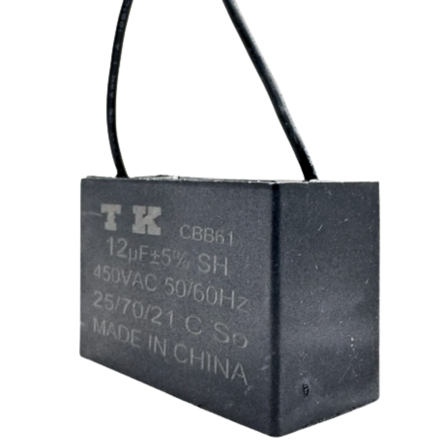 Capacitor De Partida CBB61 12uF 450V (2Fios)