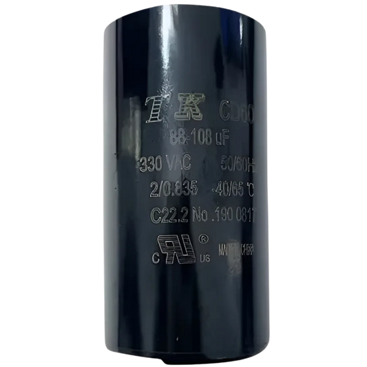 Capacitor De Partida 88uF-108uF 330V 46x86mm (Fast-on)