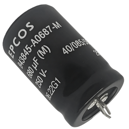 Capacitor Eletrolítico Snap-in 680uF 250V 25x40mm