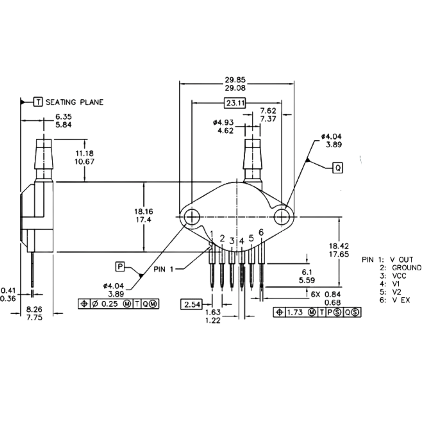 Sensor De Pressão MPX4250AP