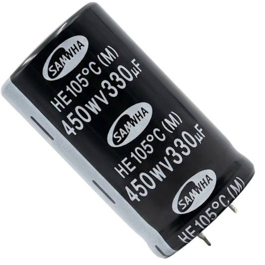 Capacitor Eletrolítico Snap-in 330uF 450V 30x50mm