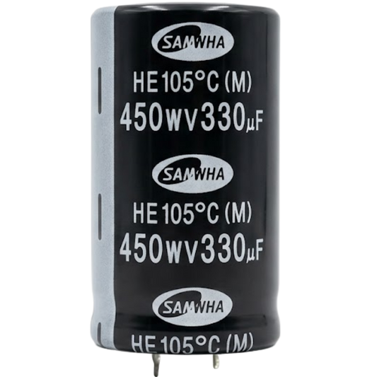 Capacitor Eletrolítico Snap-in 330uF 450V 30x50mm