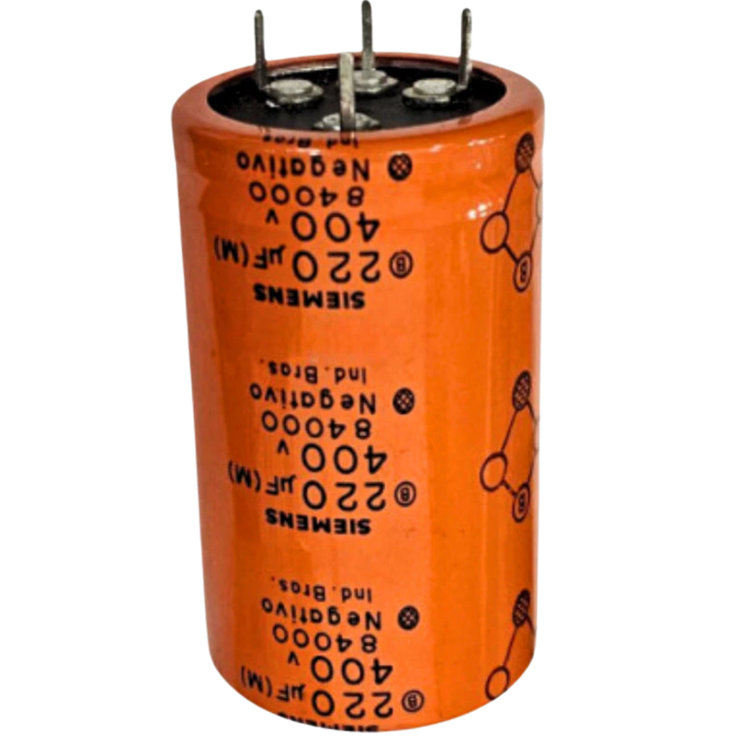 Capacitor Eletrolítico Snap-in 220uF 400V 35x60mm