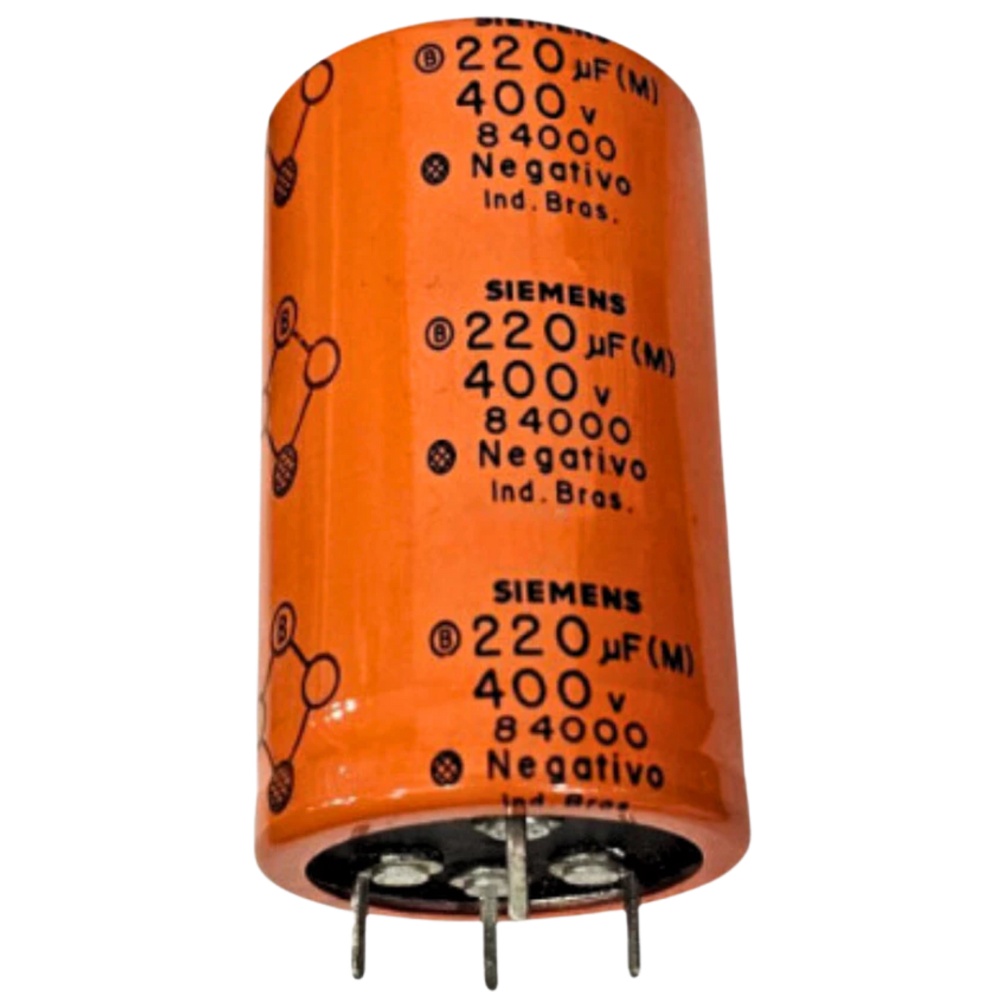 Capacitor Eletrolítico Snap-in 220uF 400V 35x60mm
