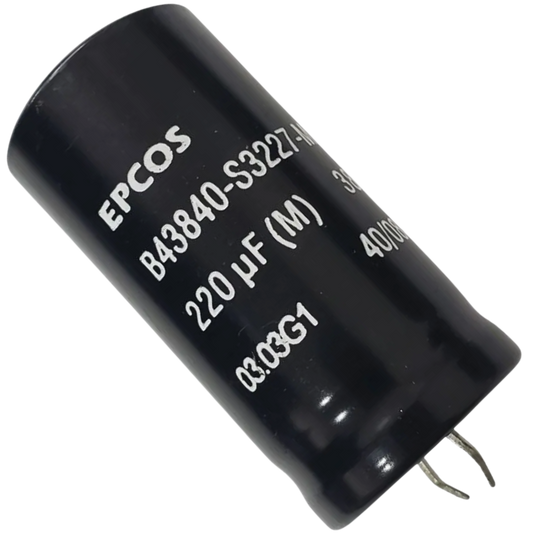 Capacitor Eletrolítico Snap-in 220uF 385V 22x45mm