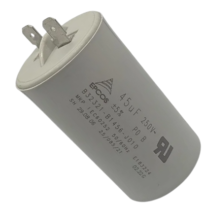 Capacitor De Partida 45uF 250V 40x70mm (Fast-on)