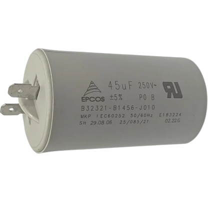 Capacitor De Partida 45uF 250V 40x70mm (Fast-on)