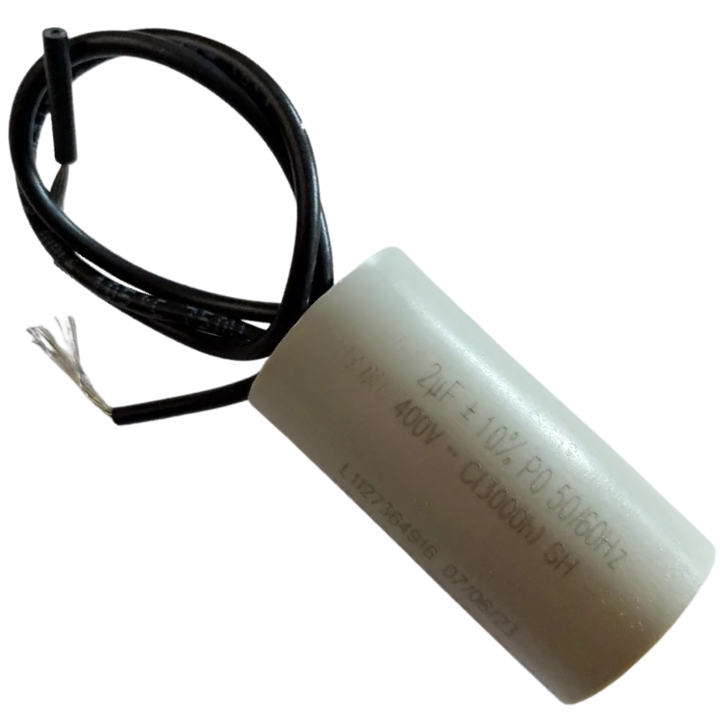Capacitor De Partida 2uF 400V 27x47mm (2Fios)