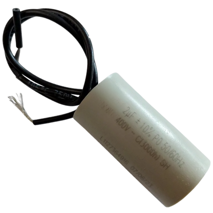Capacitor De Partida 2uF 400V 27x47mm (2Fios)