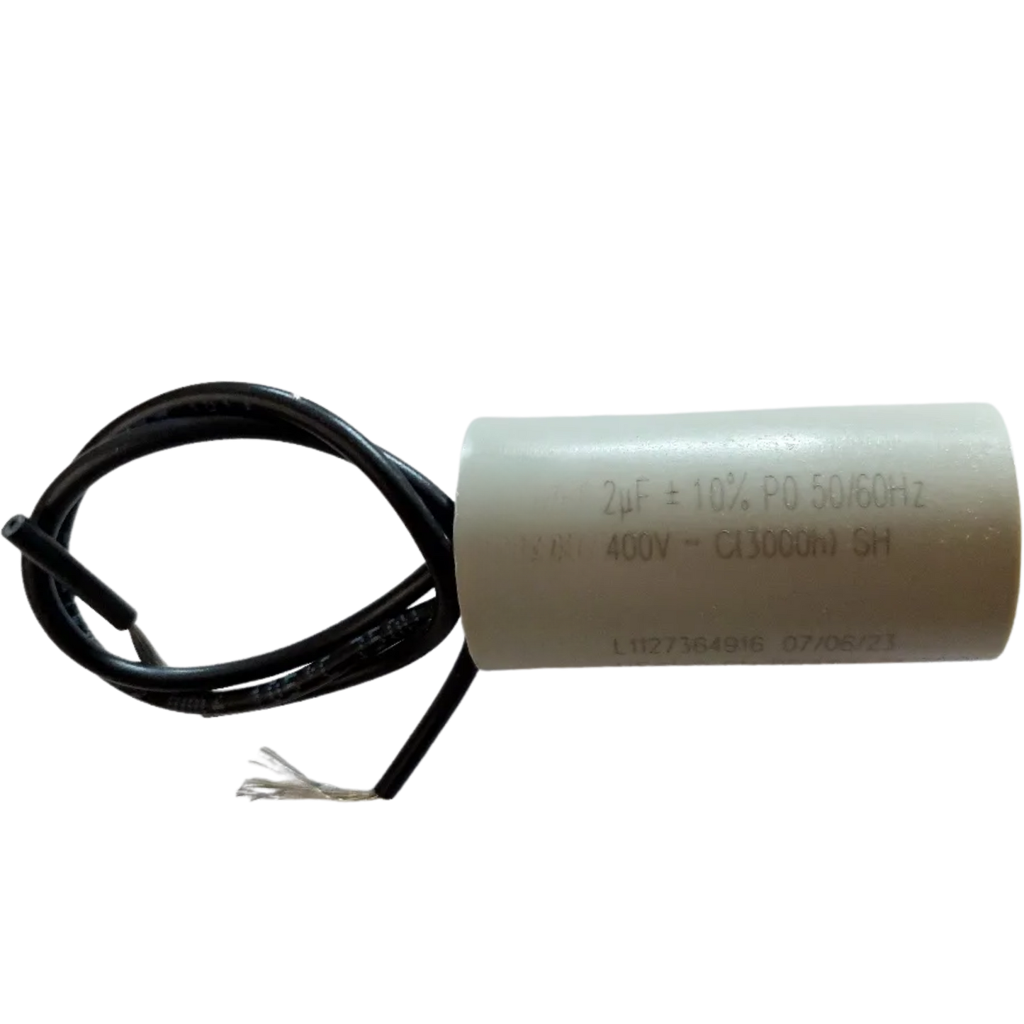 Capacitor De Partida 2uF 400V 27x47mm (2Fios)
