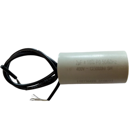 Capacitor De Partida 2uF 400V 27x47mm (2Fios)