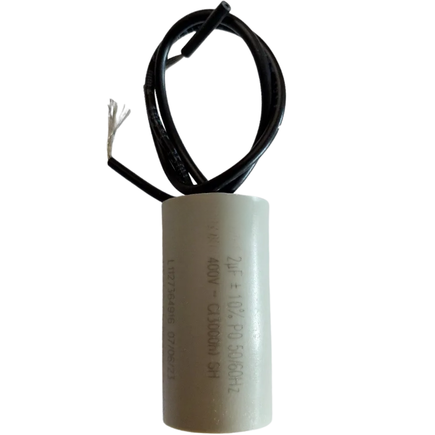Capacitor De Partida 2uF 400V 27x47mm (2Fios)