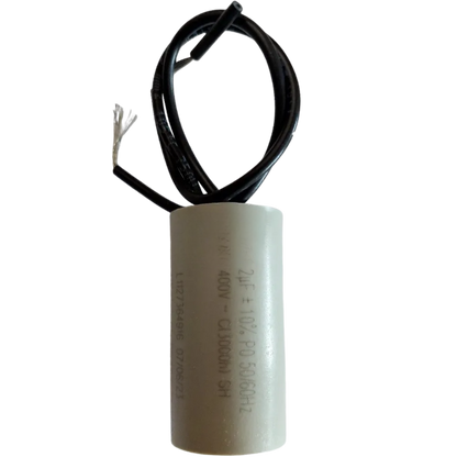Capacitor De Partida 2uF 400V 27x47mm (2Fios)